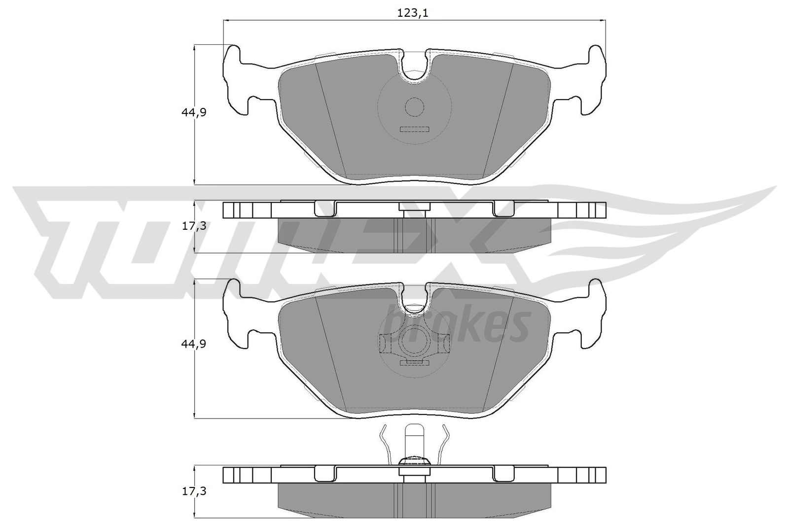 TOMEX Brakes TX 10-70 Sada...